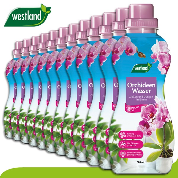 Westland 12 X 720 Ml Orchideen Wasser »Die Nr 1 In England FüR Den Garten«-image