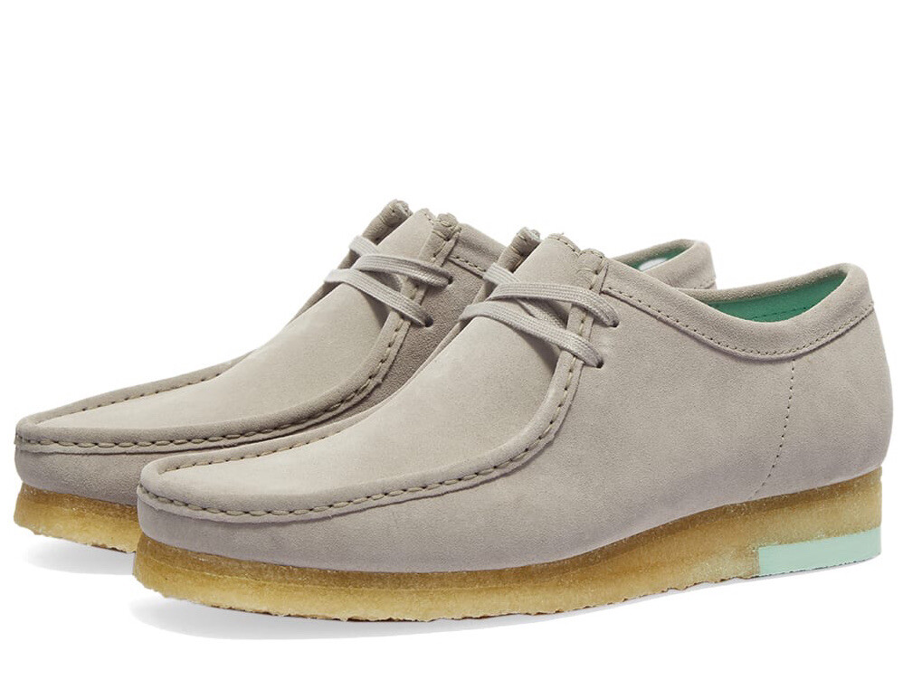 NEW CLARKS ORIGINALS WALLABEE SUEDE GREY COMBI Men's 11.5 45 NEW CLARKS ORIGINALS WALLABEE SUEDE GREY COMBI Men's 11.5 45