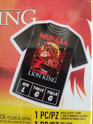 ¡NUEVO Paquete de Camisa y Funko POP! El Rey León MUFASA (Flocked) Objetivo Excl. GRANDE - Imagen 4 de 6