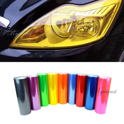 13 Colors Premium Glossy Headlight Taillight Fog Light Vinyl Sticker Tint Film - Bild 2 von 20