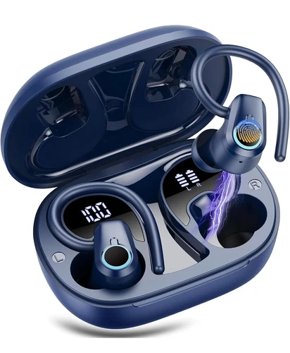 Wireless Earbuds, Bluetooth 5.4 Headphones Sport with 4 ENC Noise Canceling