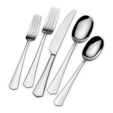 Mikasa -  SWIRL EDGE - 18/10 Stainless 5pc. Place Setting (Service for One)