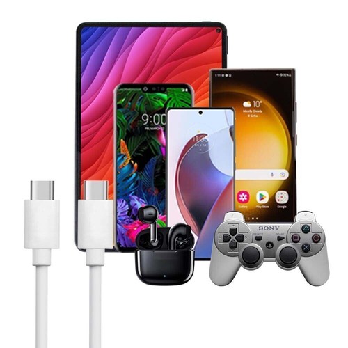 Fast Charging USB C to Type C Cable Cord For Samsung Galaxy S23 S22 Ultra S23+ - Picture 3 of 24