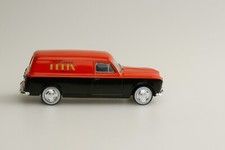Coche Miniatura 1/43 Peugeot 203 U8 Isigny 1953 - Modelo Coleccionismo, Metal, Con Base Y Caja