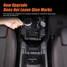 ABS Carbon Car Armrest Box Front Angle Trim Cover For BMW 1 2 Series 2020-2024