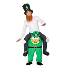 Carry Me Irish Leprechaun St Patrick's Day Funny Fancy Dress Halloween Costume