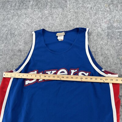 Majestic Mens Blue Philadelphia 76ers Sixers Hardwood