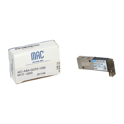 Mac 44C-ABA-GDF0-1GM Valve direct solenoid operated New NFP