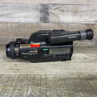Sony CCD-FX710 Black Video Hi8 HandyCam Camcorder | eBay