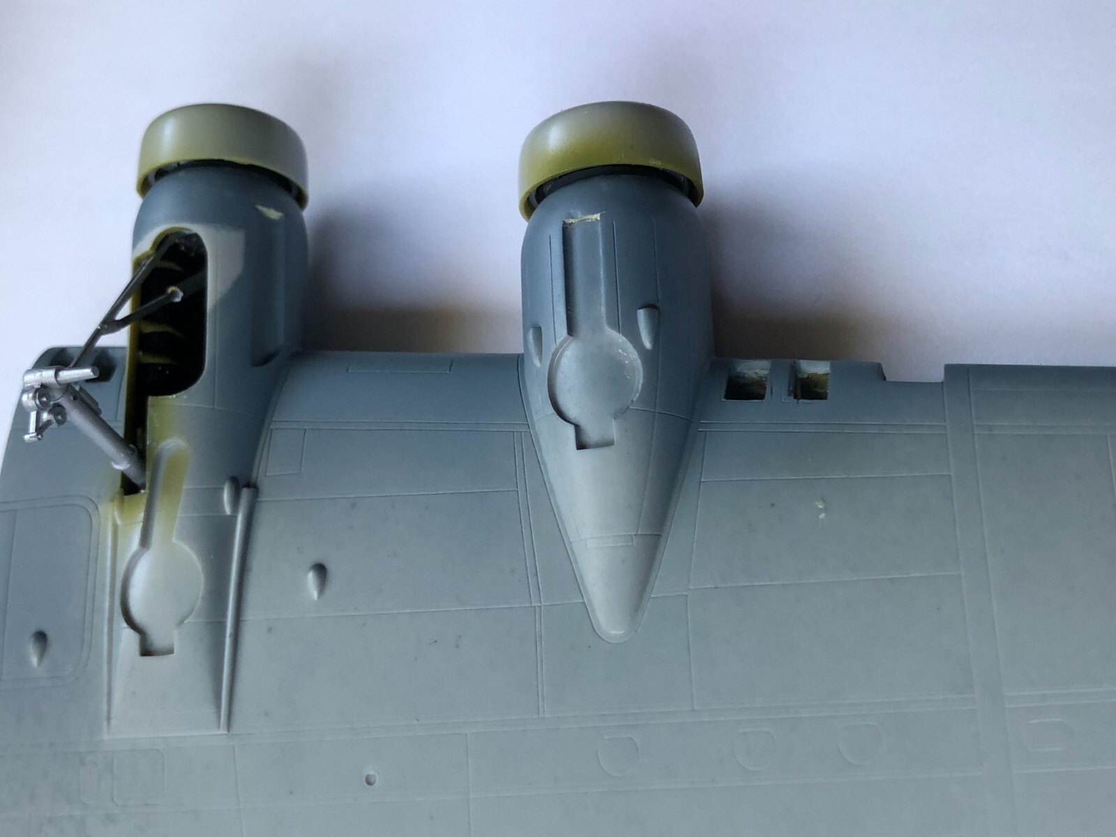 Resin Engine Nacelle Noses for 1/72 Academy B-17B/C Model Kits