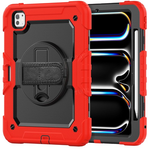 Für iPad 5/6/7/8/9/10 Gen Air 4 5 6 Pro 11 13 Hybrid Outdoor Tasche Gurt Hülle - Bild 97 von 225