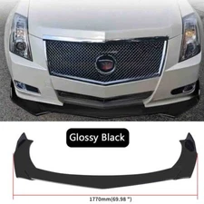 For Cadillac CTS Front Lip Splitter Spoiler Bumper Vanlence Styling Body Kit