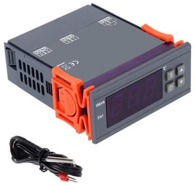 Termoregolatore Termostato per incubatrici kt1210w c 220 volt con sonda