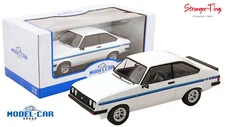 MCG 18439 - 1/18 FORD ESCORT MK II RS 2000 - WHITE 1977