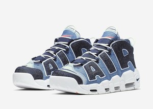 nike uptempo azul