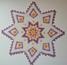 Handmade Beaded Doily