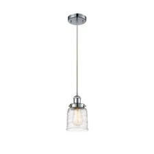 Innovations Ballston Bell 1-Lt Mini Pendant-G513, PC/1P - 916-1P-PC-G513
