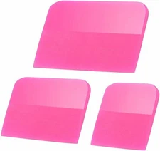  Pink PPF Squeegee Kit for Car Coating Film Installation Window Tinting Scraper