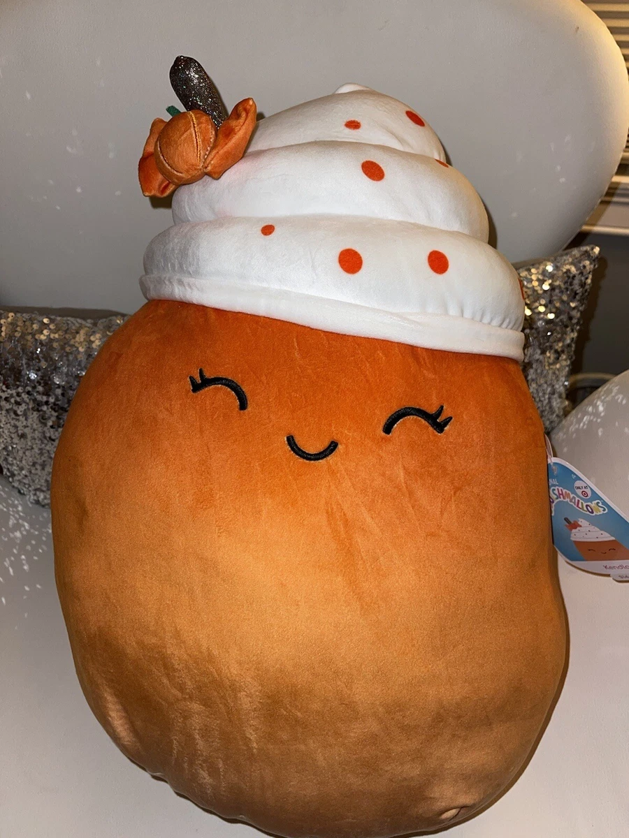 Squishmallow 14” Kendla The Pumpkin Spice Latte Drink Target Plush  Exclusive NWT