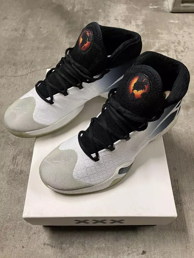 NIKE AIR JORDAN XXX White Black Air Jordan 30 US SIZE 9.5