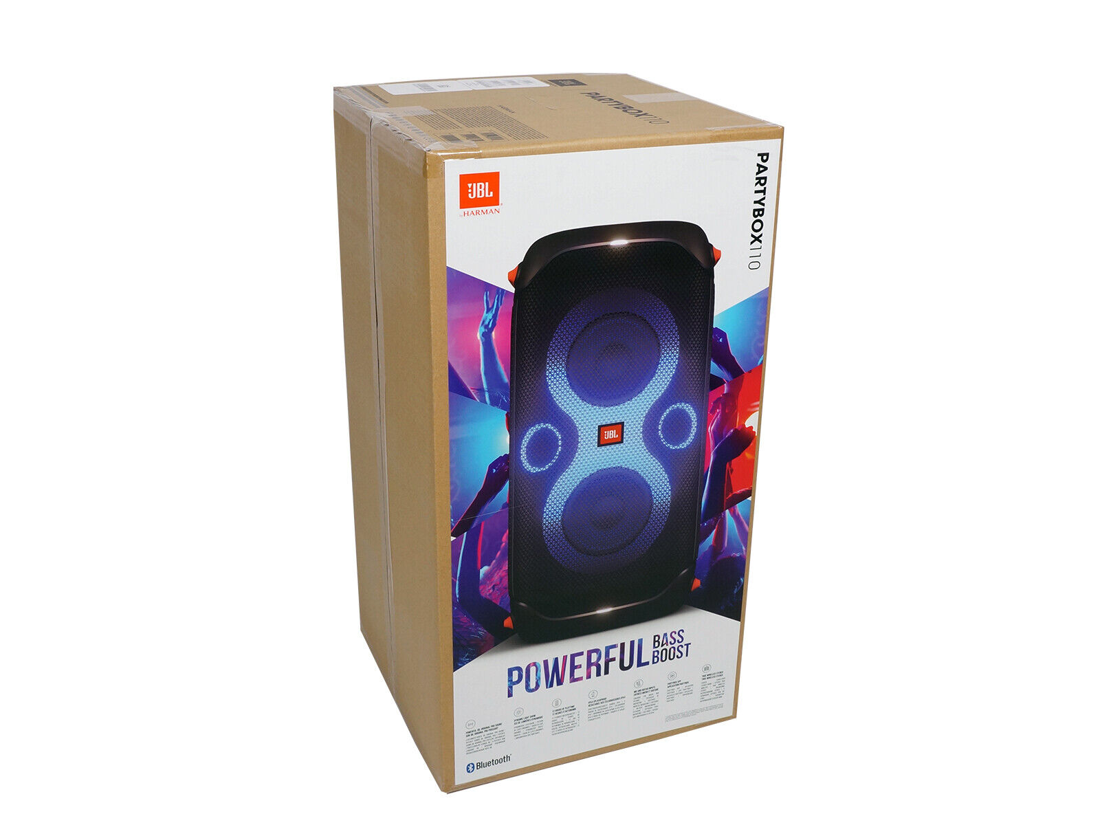 JBL Partybox 110 160W Bluetooth Party Festival Outdoor Beach Box