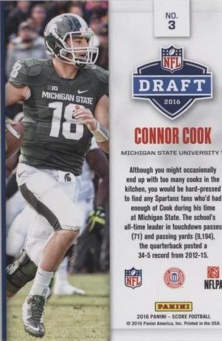 2016 Score Connor Cook #3
