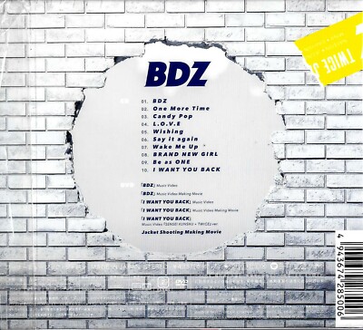 Twice BDZ BRAND NEW SEALED MUSIC ALBUM CD - AU STOCK 4943674285006