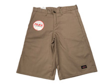Dickies GR630DS Men's Tan/Khaki Relaxed Fit Flex 13" Inseam Work Shorts, Sz. 30
