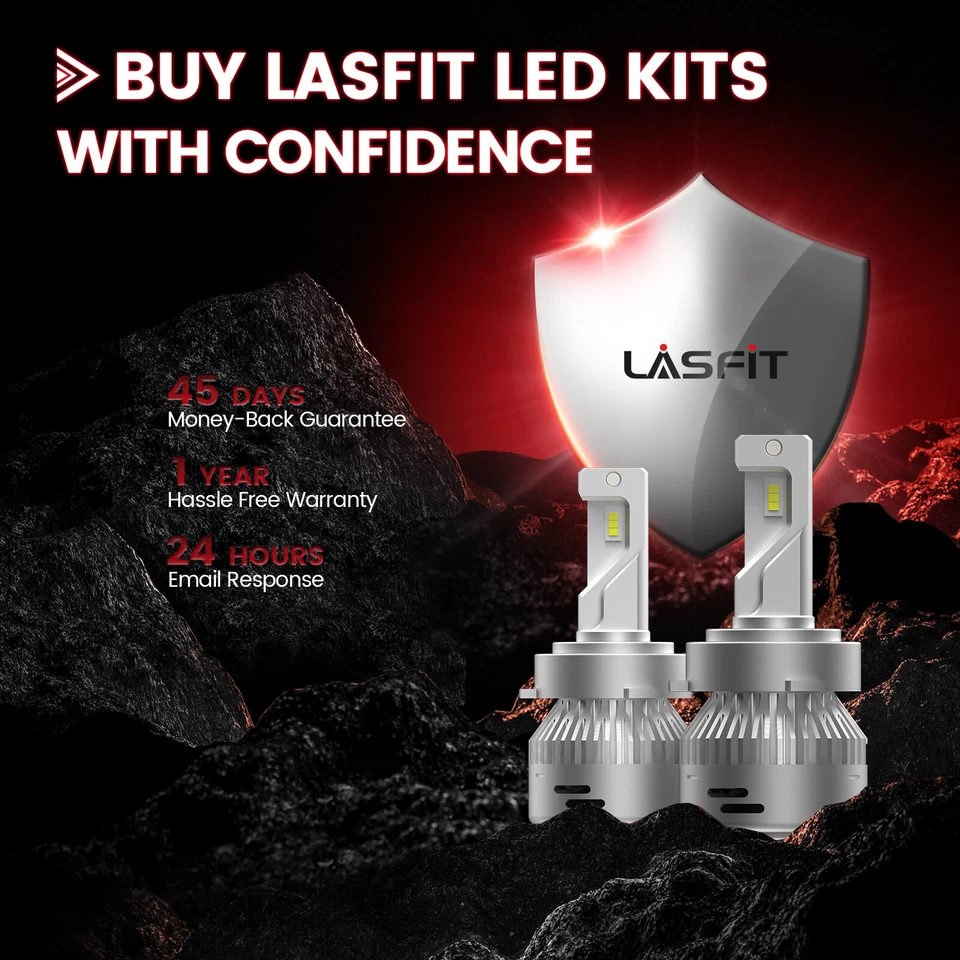 H7 LED Bulb High Low Beam for Hyundai Veloster 2012-2019 non-turbo w/o projector - Image 2 of 4