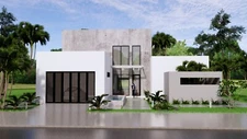 Modern House Plan 16x18 Meter 54x59 Feet 3 Beds 3 Baths Full Plan (A4 Hard Copy)