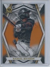 2022 Bowman Chrome Khalil Watson Invicta ORANGE REFRACTOR 4/25 RC ROOKIE