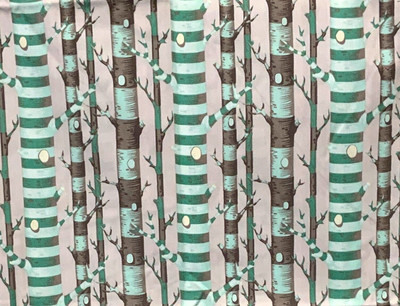 Bumble by Tula Pink for Free Spirit Fabrics. Forest Stripe in Jade.  BTY,rare