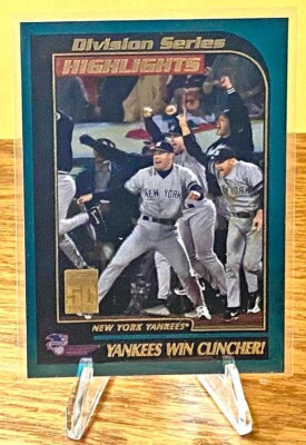 2001 Topps #402 New York Yankees HL ~ NY Yankees/Derek Jeter ~ Team Card!
