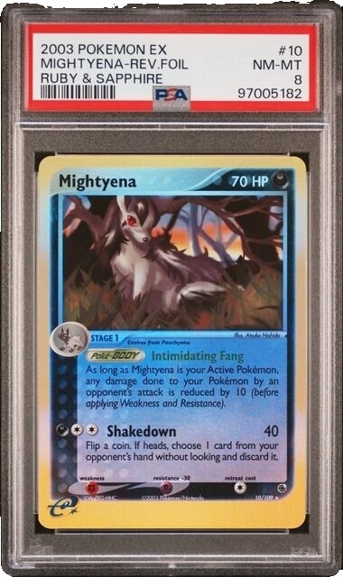 mightyena pokemon card value Amazon.com: Pokémon 1st/2nd Generation from 1999! Pack of 50 Cards  Guaranteed Holographics and first editions!! No more then 6 energy cards in  each lot unless requesting more! Product ID: 792759981470 : Toys & Games main image 1