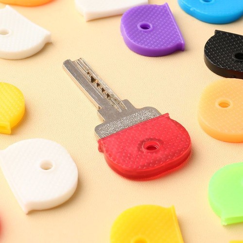 32Pc Key Cap Tag Label ID Silicone Coding Color Key Identifier Cover Mixed co-NS - Picture 3 of 12