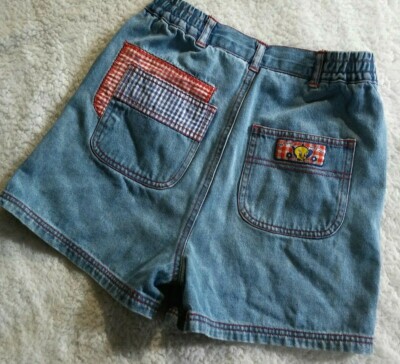 Shorts En Jean Looney Tunes Tweety Vintage - Taille 12 Fille - Occasion Très Bon état