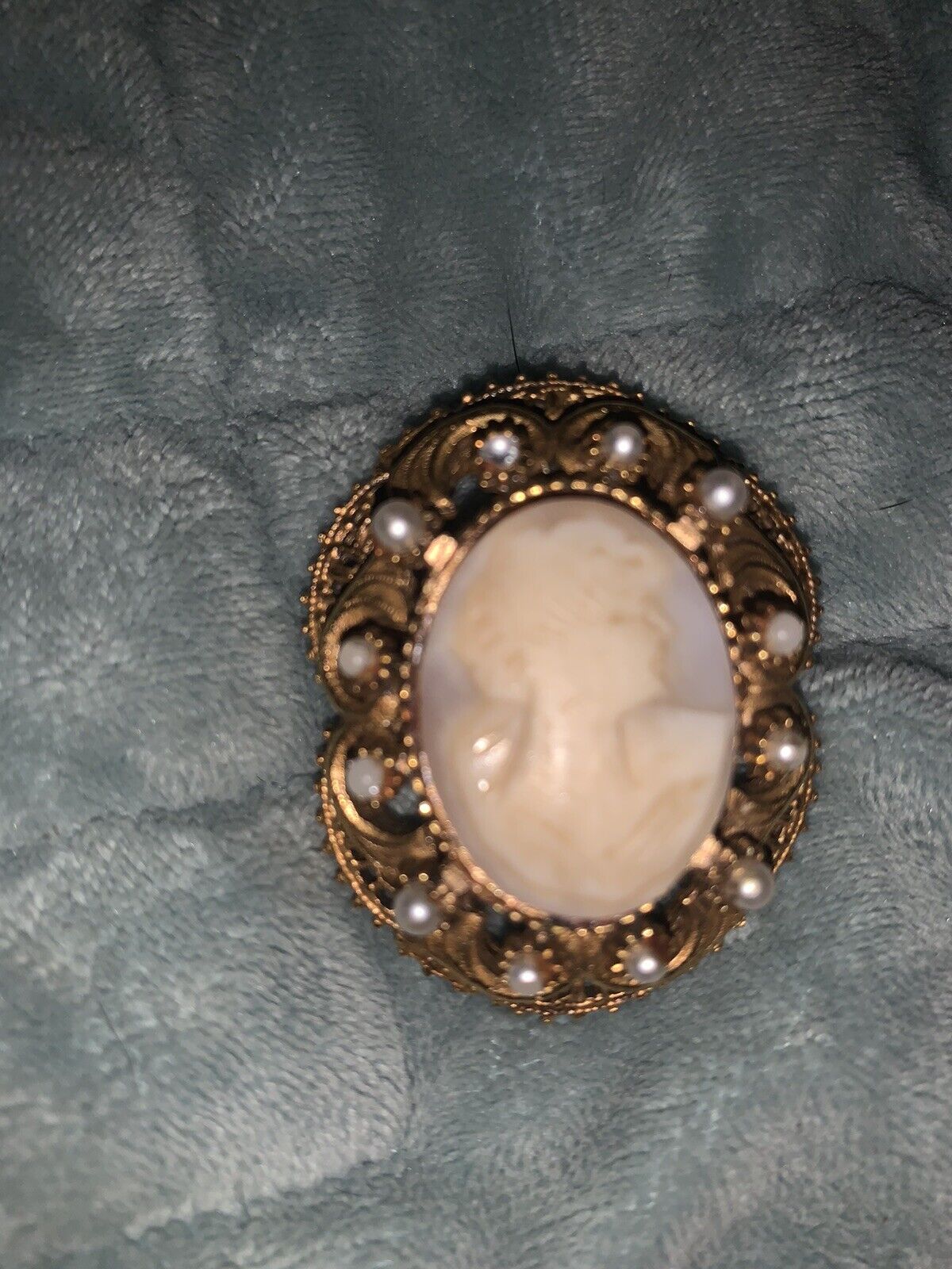 vintage florenza brooch/pendant - image 1