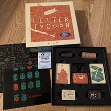 Image of Letter Tycoon Board Game 2015 Winner Mensa Select Breaking Games RARE NEW Open