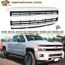 For 2015-2019 Chevy Silverado 2500 3500 Hd Summit White Black Grill Ltz Grille For 2015-2019 Chevy Silverado 2500 3500 Hd Summit White Black Grill Ltz Grille
