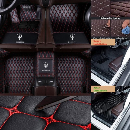 For Maserati Levante Grecale Car Floor Mats Waterproof Auto Liner Carpets Pads - Picture 3 of 28