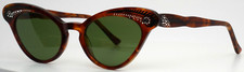 MOREL ORIGINALE Roxane 90030C TT15 Tortoise Cat Eye Sunglasses 49-20-145 S