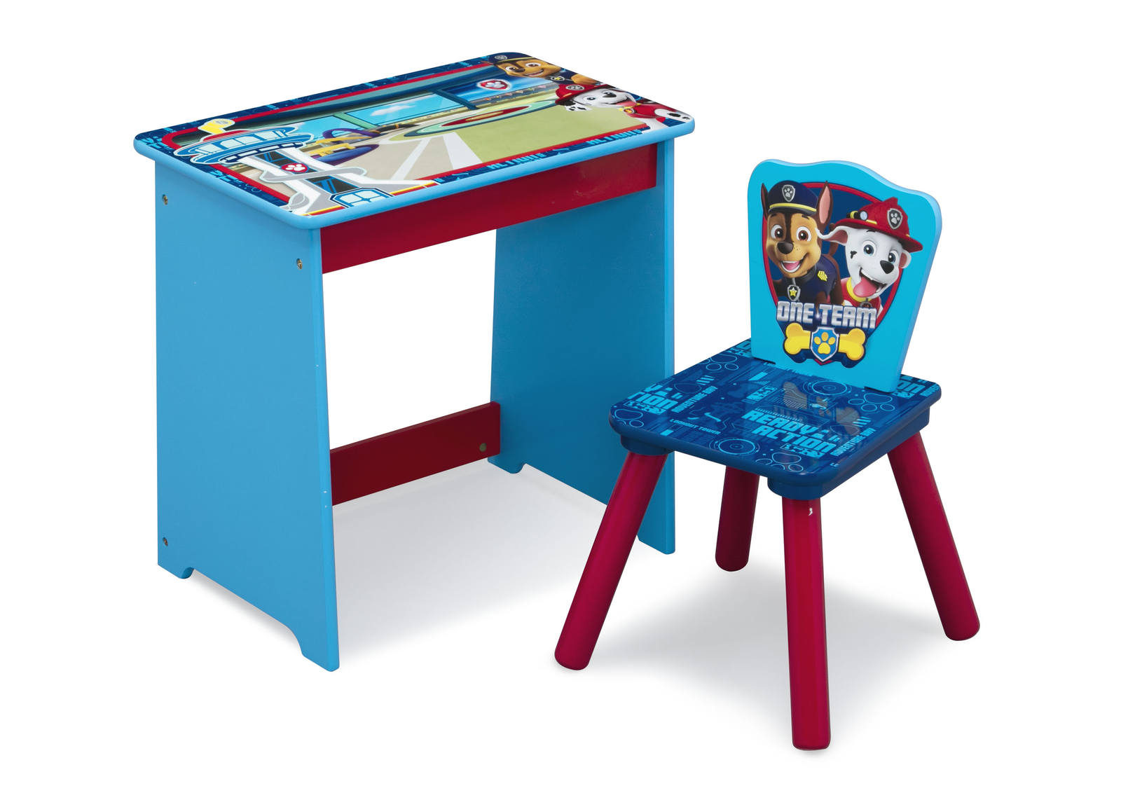 Bedroom Furniture Set Kids Sleep Bed Toy Storage Organizer Art Desk