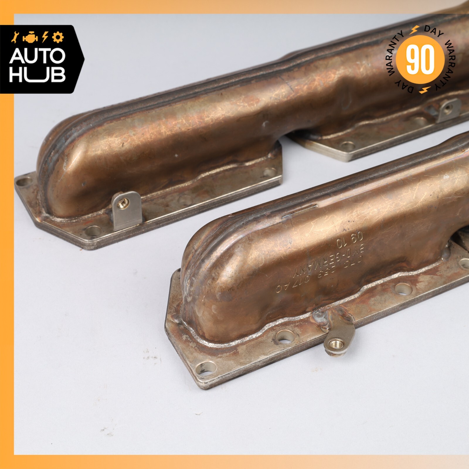 03-13 Bentley Continental GTC GT 6.0L W12 Exhaust Manifold Set of 2 OEM 59k
