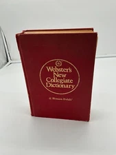 Webster's New Collegiate Dictionary by A. Merriam-Webster 1976 Hardcover BL