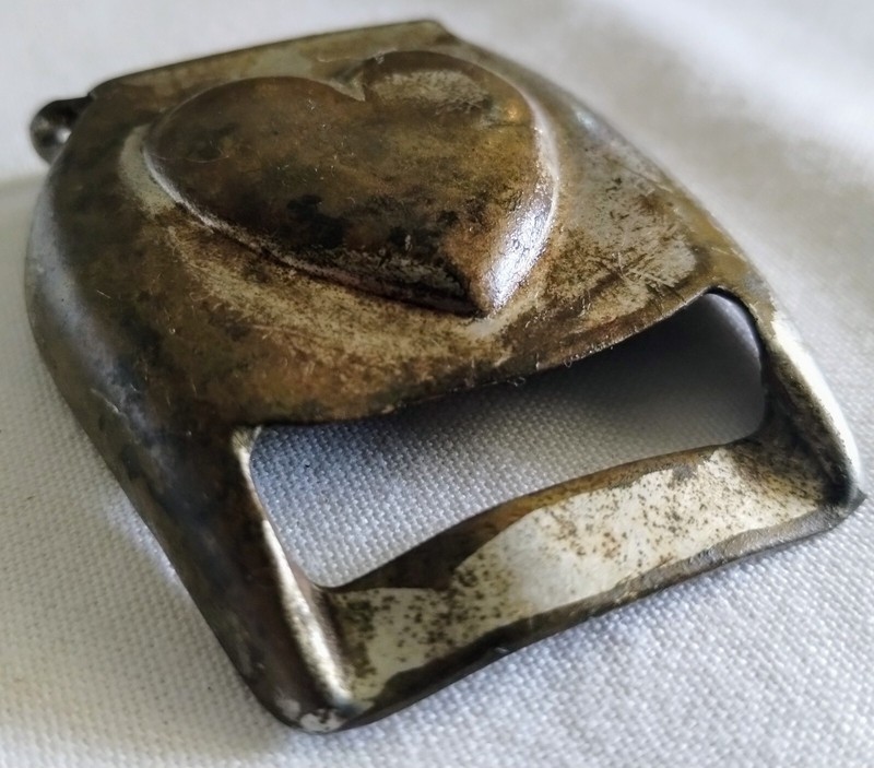 Vintage Civil War Era Belt Buckle or Horse Blanket Buckle Metal 2.5" X 2" Gift 