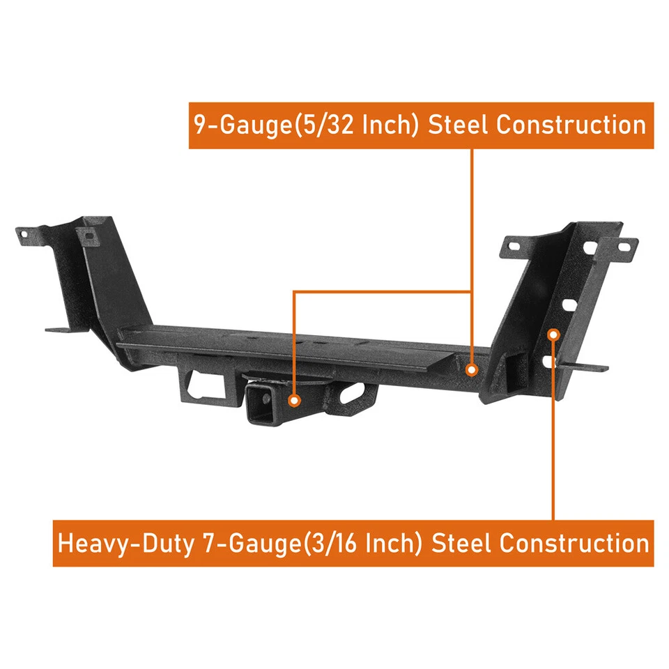 For 2009-2014 Ford F150 Trailer Hitch Tow Receiver 2" Class 3 Rear Bumper Lower - Image 4 of 4