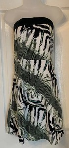 red herring animal print dress