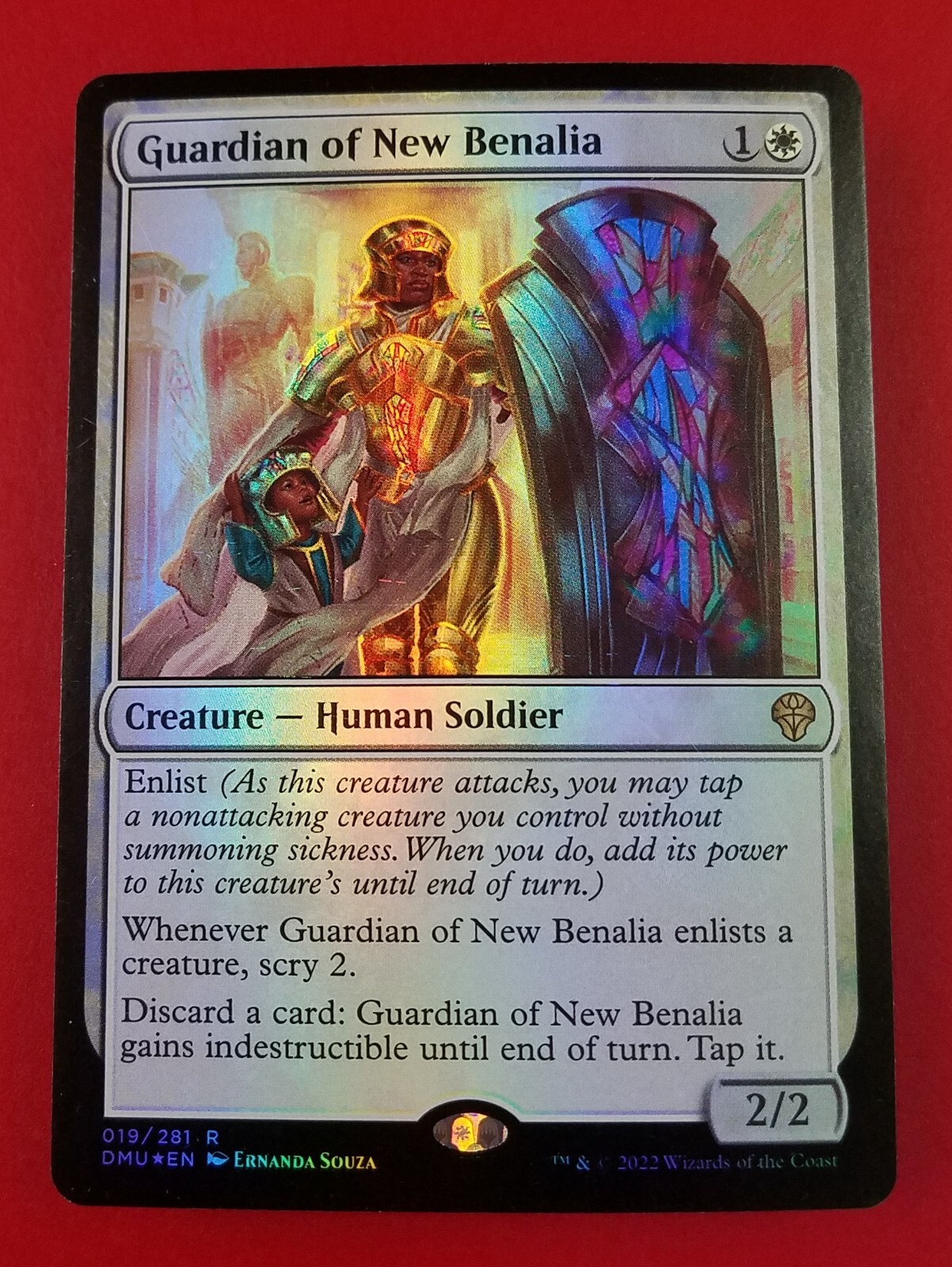 1x Guardian of New Benalia (LP) | FOIL | Dominaria United | MTG Magic ...