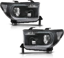 LED Headlights Assembly Compatible with Toyota Tundra 2007-2013/Sequoia 2008-201