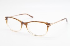 NEW NICOLE MILLER LOMBARDY C02 BROWN GOLD AUTHENTIC EYEGLASSES 58-16